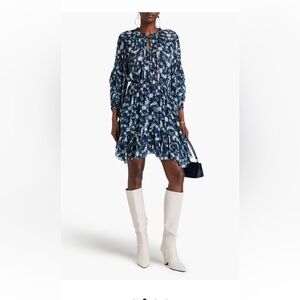 Ulla Johnson Midnight Blue Floral Dress